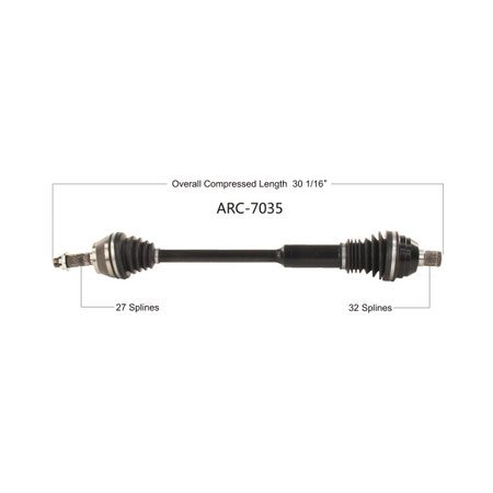 Wide Open OE Replacement CV Axle for ARCTIC REAR L/R WILDCAT XX 18-19 ARC-7035